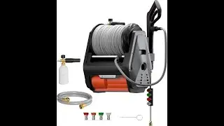 Review: Giraffe Tools Grandfalls Pressure Washer Pro &ndash; 3700 PSI, Wall-Mounted & Retractable