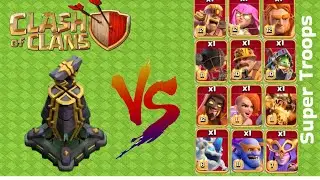 Monolith vs Super Troops!🔥 || Clash of Clans ||
