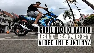 SUZUKI SATRIA F150 INJEKSI LEBIH IRIT DARI MOTOR MATIC TES JAKARTA - TANGERANG