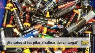 TEST DE CA&Iacute;DA PARA BATER&Iacute;AS ALCALINAS