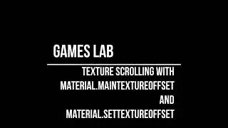 Texture scrolling