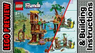PREVIEW: 42631, LEGO Friends, Adventure Camp Tree House​ & Building Instructions! LEGO 2024