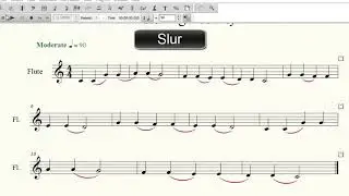 How to play Tie and Slur (music Lesson)