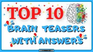 TOP 10 BRAIN TEASERS WITH ANSWERS | Handwriting animation 1080p | Facts & Fun with Tez