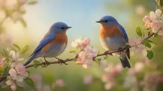 1 Hour of Western Bluebird Birdsongs for Relaxation and Focus