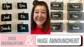 2025 Organizing & Planning - HUGE ANNOUNCEMENT - MUST HEAR!