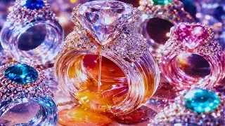 Most Satisfying Crystal Desserts Ever 😍 Glass Cupcake & Diamond Ring Cutting ASMR