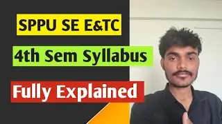SPPU SE E&TC Sem IV Syllabus Fully Explained 🙏🏻