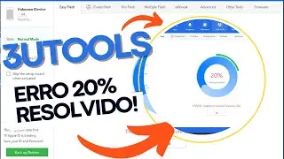 iPhone travado na Ma&ccedil;&atilde; - 3Utools Erro 20% como resolver!!