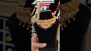 New Gold Choker Necklace Design Royal & Trending Look #gold #shorts #choker