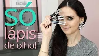 Tutorial: maquiagem s&oacute; com l&aacute;pis de olho
