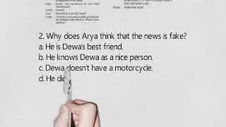 2. Why does Arya think that the news is fake?
