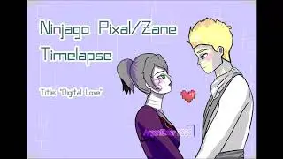 Speedpaint: Pixane (Pixal x Zane) [Ninjago]