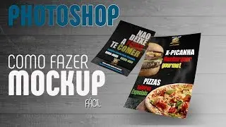 Como Fazer um Mockup de Apresentação Profissional no Photoshop - Mockup de Flyer