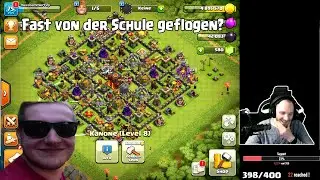 😂😓👨🏼‍🎓 FAST VON DER SCHULE GEFLOGEN? Schulstories mit Trymacs | Clash Of Clans