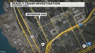 Man dead after hitting a tree, light pole on Jefferson Ave