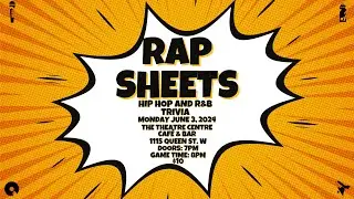building the RAP SHEETS community #toronto #trivianight #community