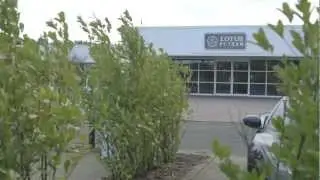 Behind the scenes at Lotus factory in Enstone