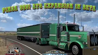 ATS Expansion in 1.51 BETA | Havre to Sidney Montana | Pinga 389 Grain Haul