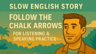 Follow the Chalk Arrows | Slow English Story for Listening & Speaking Practice