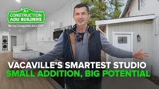 Small but Mighty 384 sq  ft  Studio ADU in Vacaville  ADU Tour