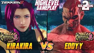 Tekken 8 &ndash; KIRAKIRA (Jun Kazama) vs EDDY (Fahkumram) &ndash; T8 High Level Gameplay