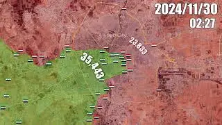 Битва за Алеппо 2024 Первые 2 дня [С подразделениями]