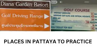 Places in Pattaya, you can practice your golf swing