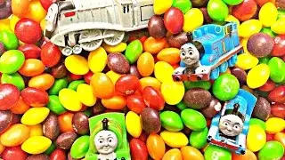 Skittles Surprise Toys - HIDE & SEEK - THOMAS & FRIENDS!!! - HappySnappyTime