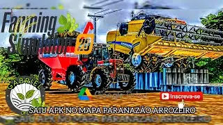 FS 20 SAIUU APK MAPA PARANAZÃO ARROZEIRO DOWLOAD #farming #fs20newmod #fyp 