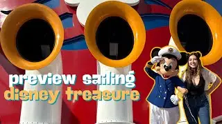 Preview Sailing on THE DISNEY TREASURE - Disney's Newest Cruiseliner!