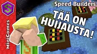 Mit&auml; tein v&auml;&auml;rin? | Minecraft Minipelit Speed Builders