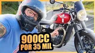 TRIUMPH STREET TWIN 900 USADINHA TEM PREÇO DE MOTO 300 E ACELERA FORTE NA ESTRADA