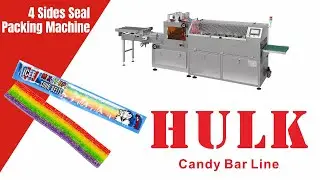Rainbow Sour Belt Licorice Candy 4 sides sealing packing machine