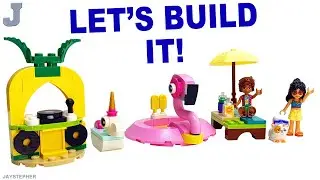LEGO Friends 2025 Unicorn & Flamingo Pool Party 42658 Complete Build & Review