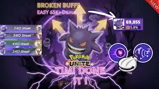 These Gengar Buffs Are INSANE💀💀| 69K+ Damage & EASY WINS | Pok&eacute;mon Unite Ranked Gameplay #new #meta