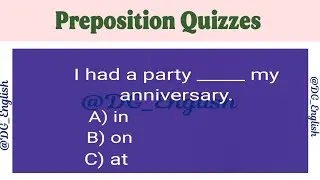 Preposition Quiz - Test Your English Grammar Through Quizzes