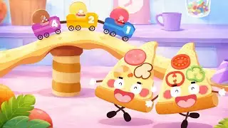 Joyful Rail Travel with Cake & Candy | Kids Video 