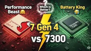 Snapdragon 7s Gen 4 vs Mediatek Dimensity 7300| Which is The Best Processor Under 30000 Smartphone 