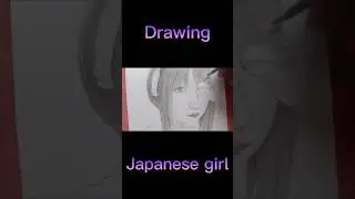 Drawing a Japanese Girl # Shorts