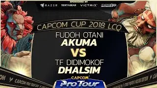 Otani (Akuma) vs Didimokof (Dhalsim) - Capcom Cup 2018 LCQ Top 8 - CPT2018
