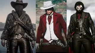 Red dead Redemtion Online best outfit collage !!!