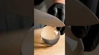 Crystal Ball 🔮 | Satisfying ASMR Glass Cut | Viral Short #crystalball #asmrcut