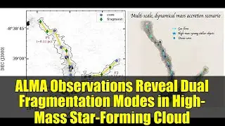 ALMA Observations Reveal Dual Fragmentation Modes in High-Mass Star-Forming Cloud