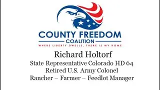 Richard Holtorf, State Representative House District 64, Retired U.S. Army Colonel
