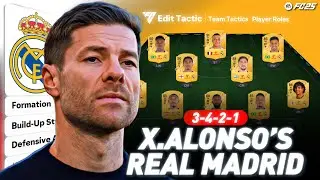 🟡⚪ XABI ALONSO'S NEW REAL MADRID TACTICS IN FC 25 🎮