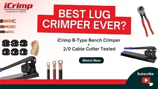 BEST LUG CRIMPER EVER? iCrimp B-Type Bench Mount Crimper Tool Review