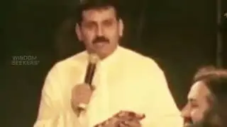 Old & Rare Video | Art Of Living Senior Teacher Vinodh Menon ji Sharing his Experience with Gurudev
