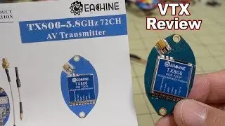 Обзор 72-канального видеопередатчика Eachine TX806 Leaf 5,8 ГГц 📡