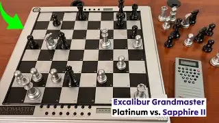 👑 Excalibur Grandmaster Platinum Chess Computer vs. Novag Sapphire II